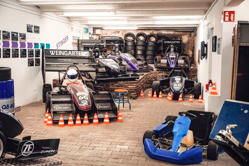 Alte Rennautos im Automuseum Wolfegg