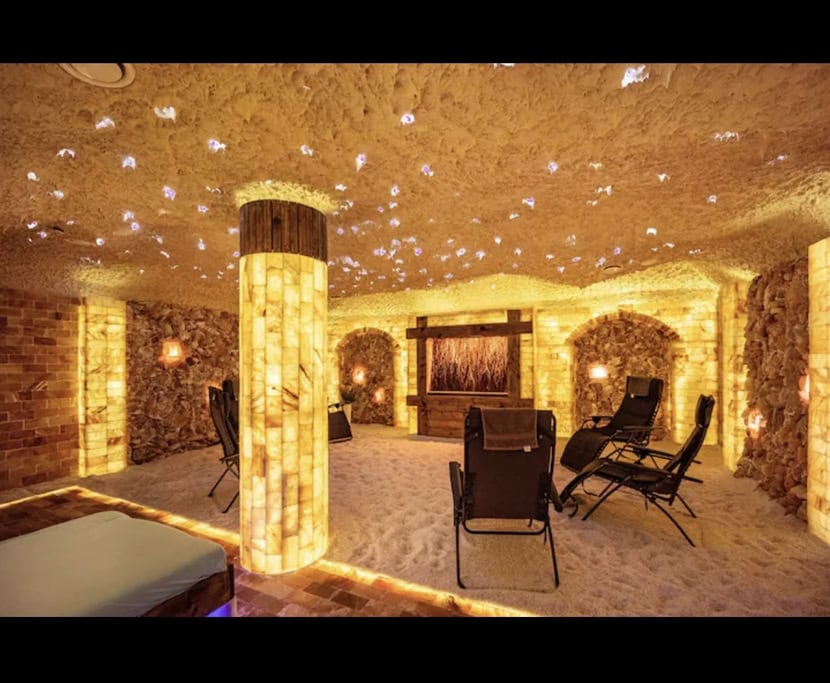 Blick in die Salzgrotte Salty Sol in Leutkirch